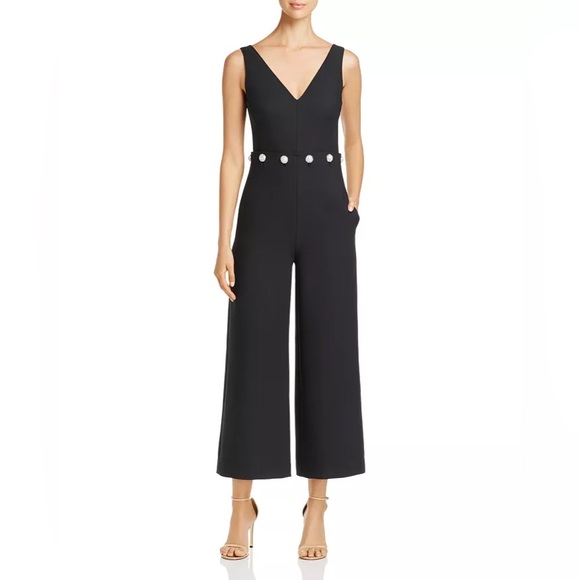 NWT Tory Burch Fremont Cropped Wide Leg Jumpsuit - Picture 9 of 11